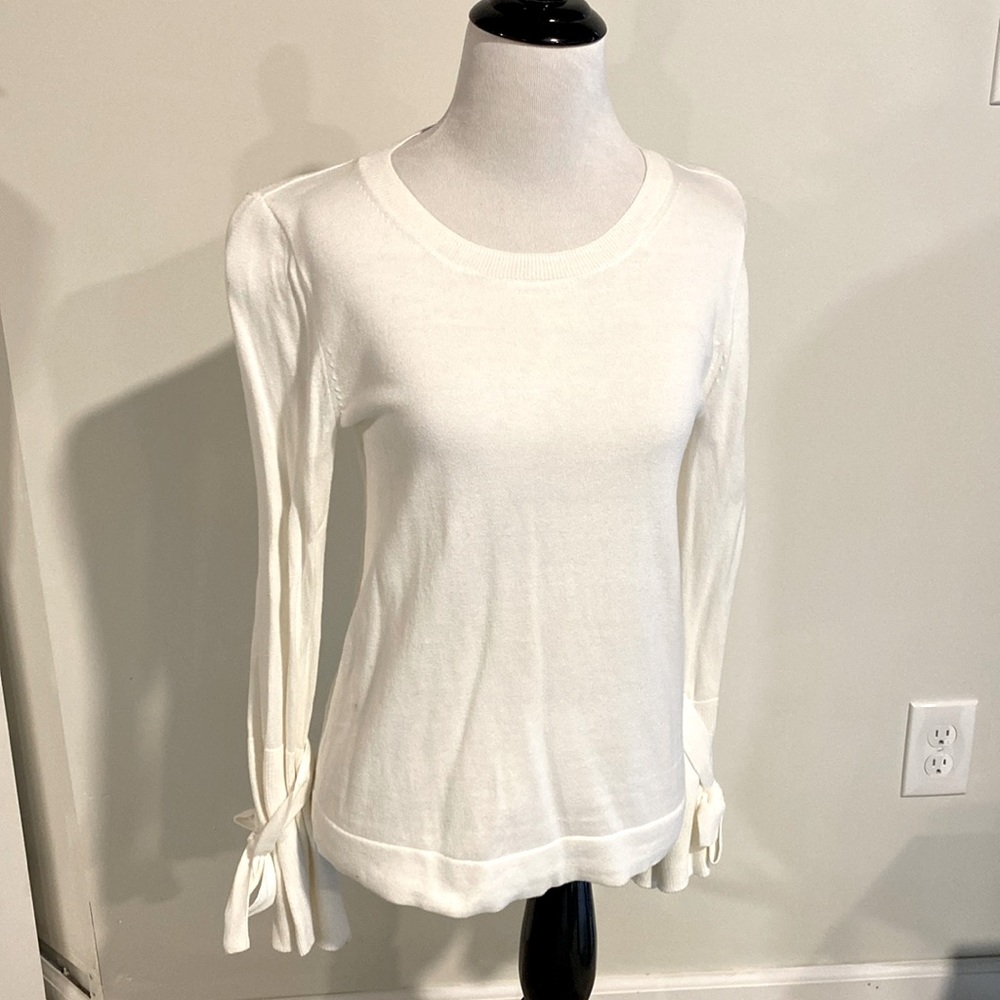 J Crew white sweater